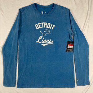 NWT Nike Detroit Lions Garment Dyed Long Sleeve Tee Size Large Organic Cotton